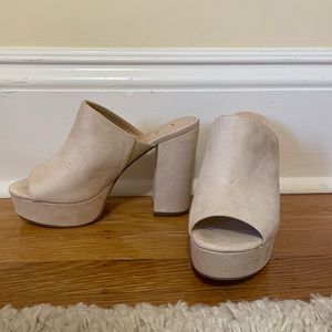 Lulus Platform Pink Faux Suede Platforms